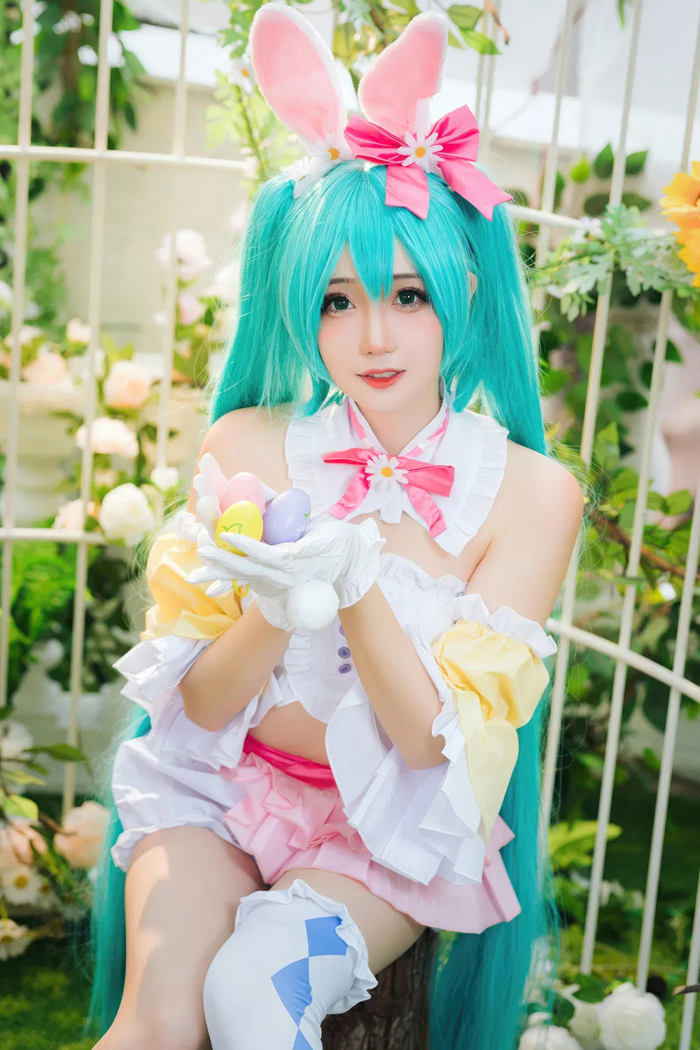 焖焖碳  初音未来 复活节兔子[22P-163M]-次元堂
