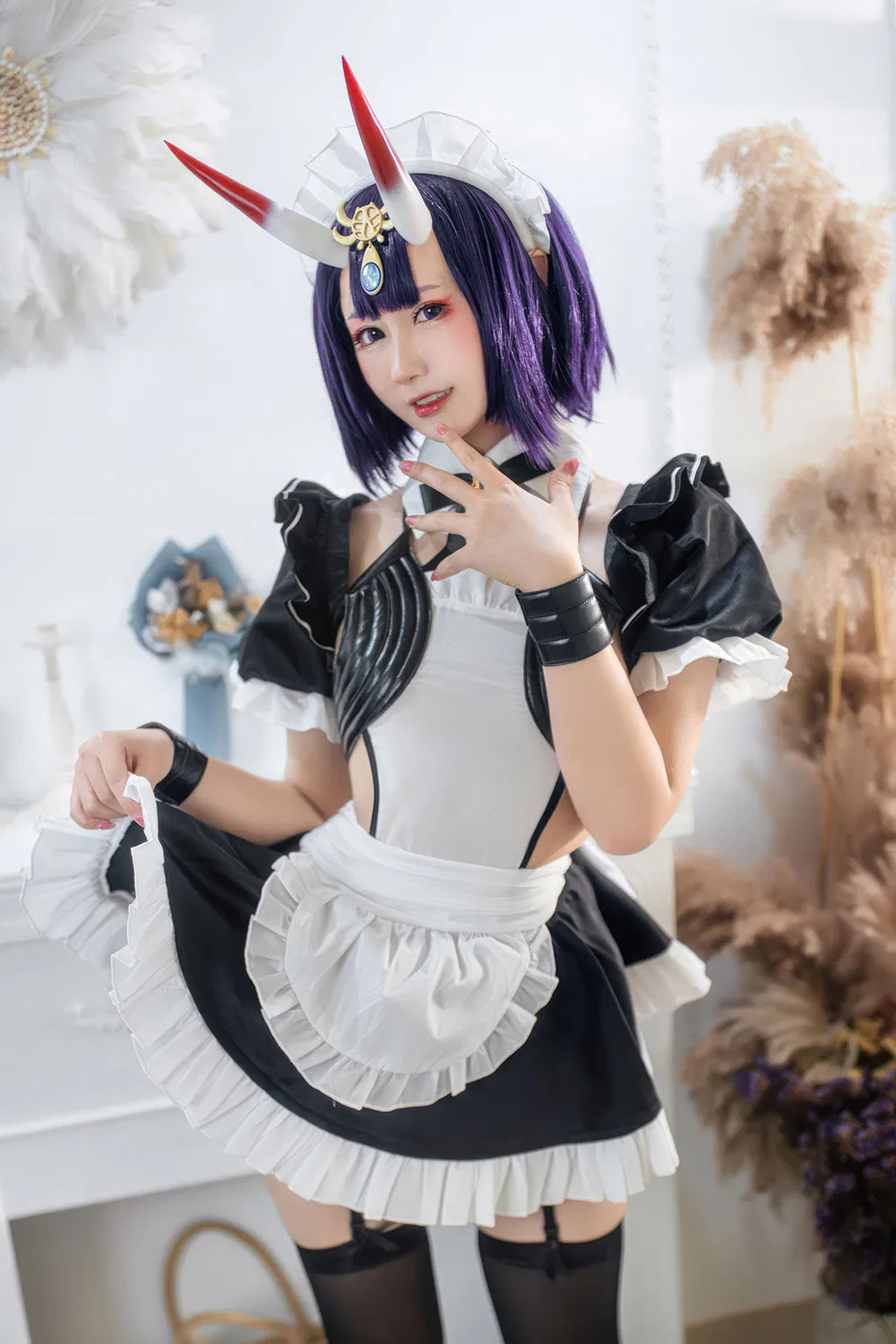 羽生三未 FGO-酒吞童子女仆[20P-148M]-次元堂