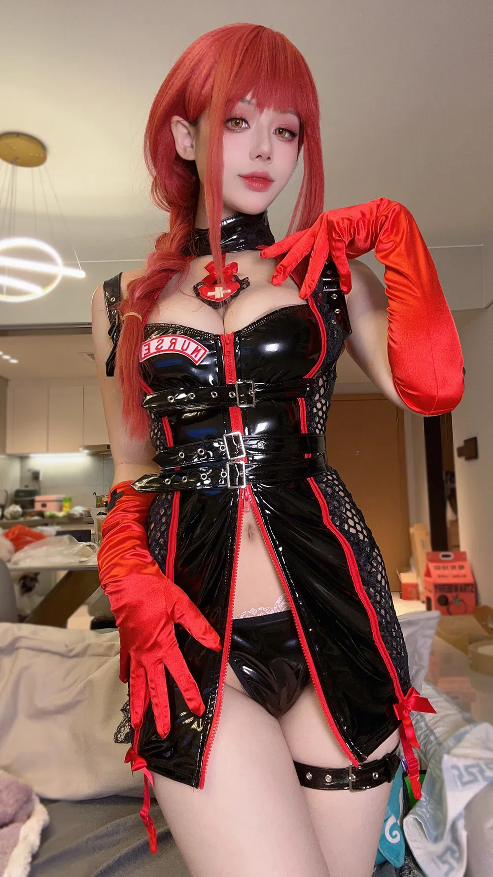阿九从不咕咕 Nurse Makima[34P-180M]-次元堂