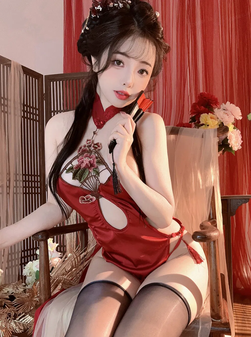 雯妹不讲道理 古韵 貂蝉[64P11V-414M]-次元堂
