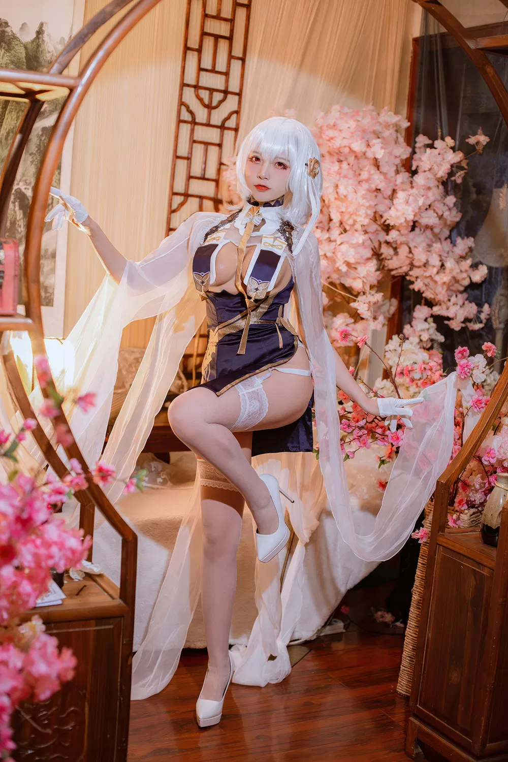 二佐Nisa  碧蓝航线 天狼星旗袍[25P-211M]-次元堂