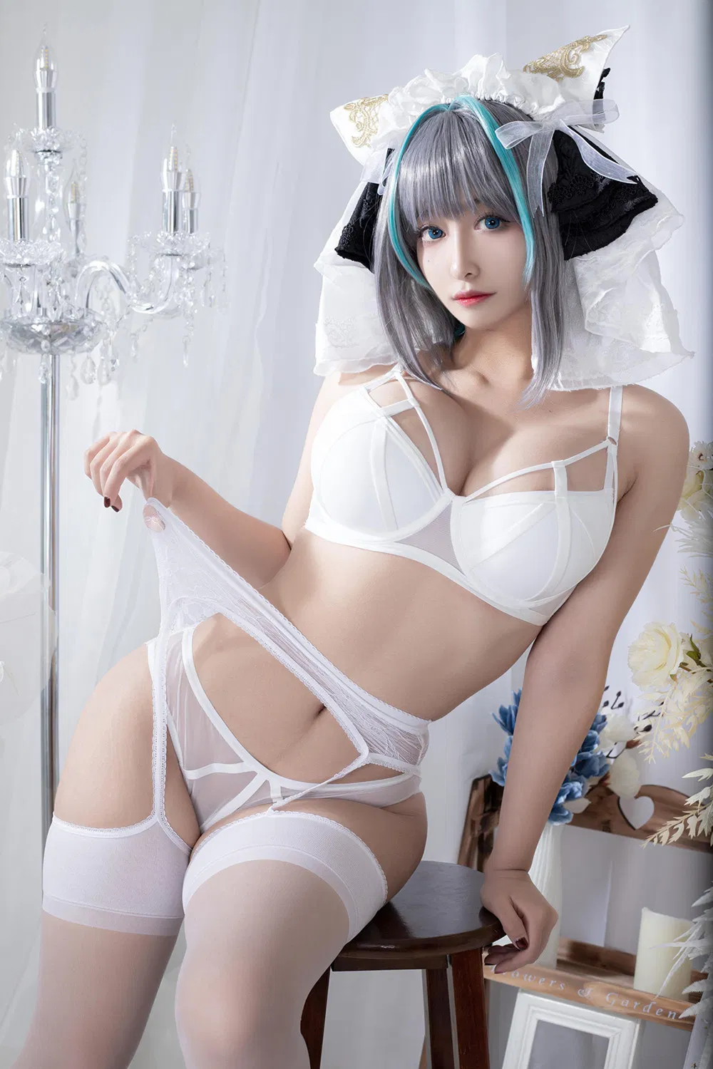 洛璃LoLiSAMA  柴郡同人内衣 [66P-764MB]-次元堂