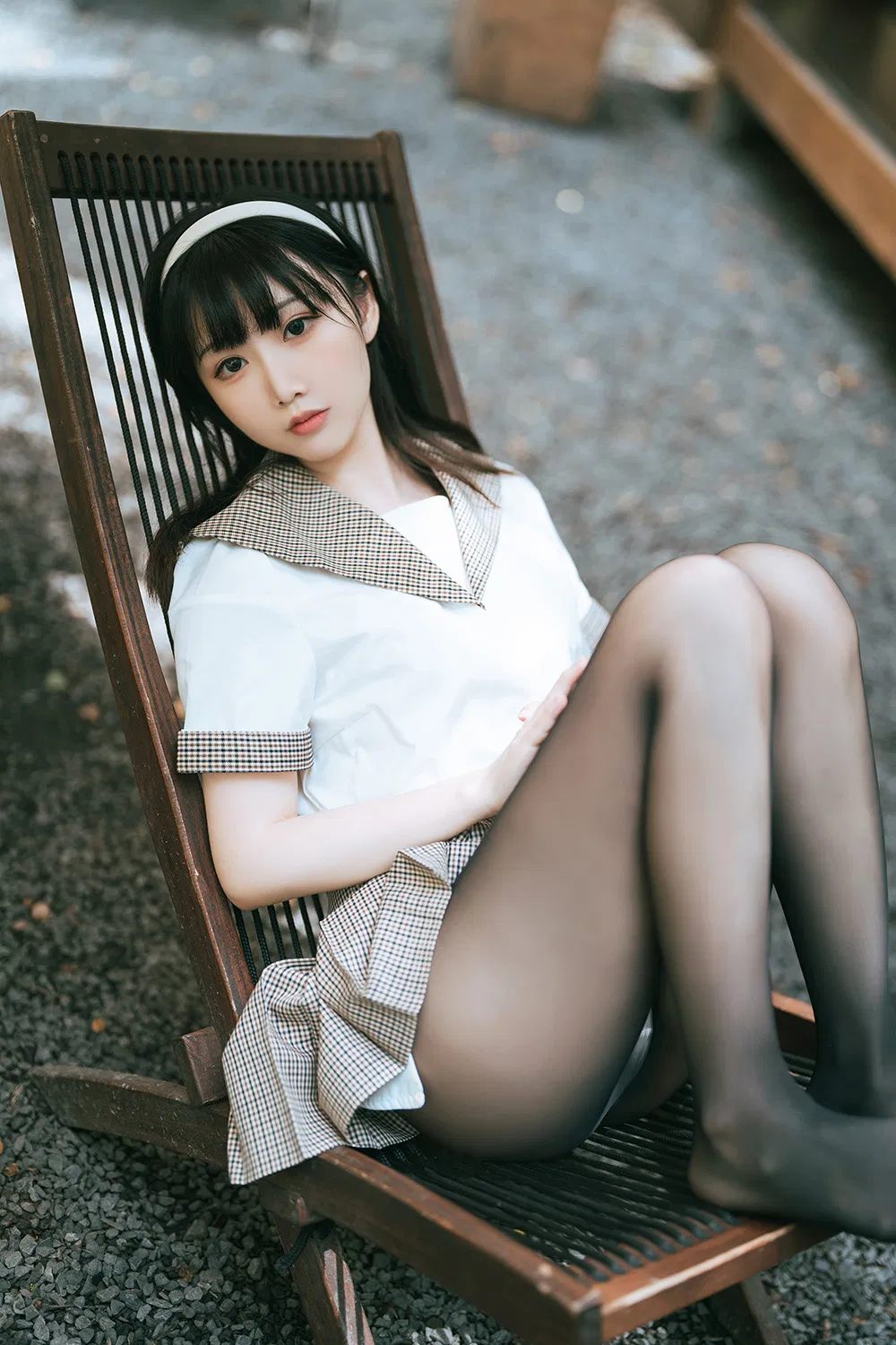 面饼仙儿  黑丝露营JK[40P-500M]-次元堂
