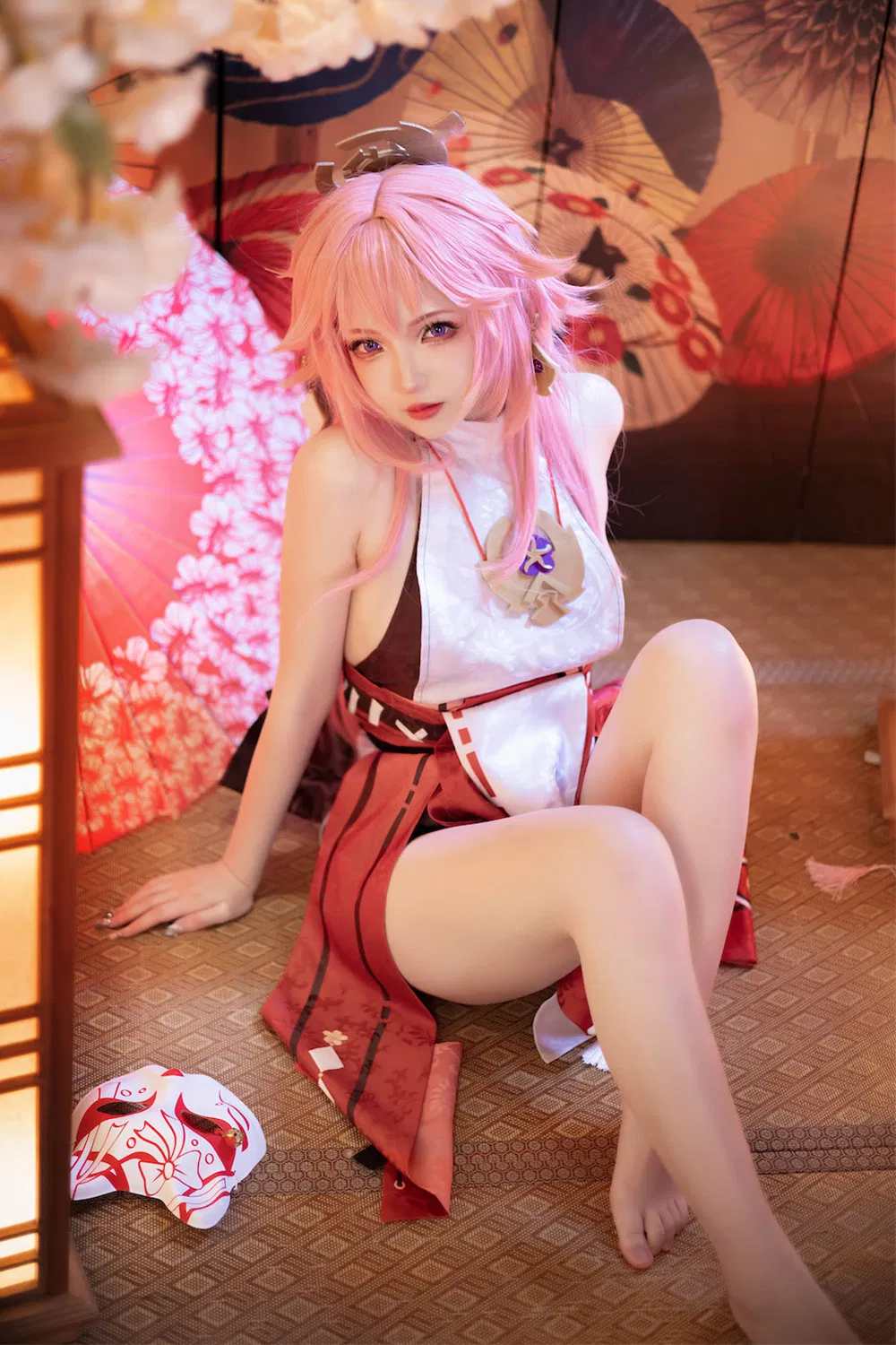 雪晴Astra  原神 八重神子[60P2V-688M]-次元堂