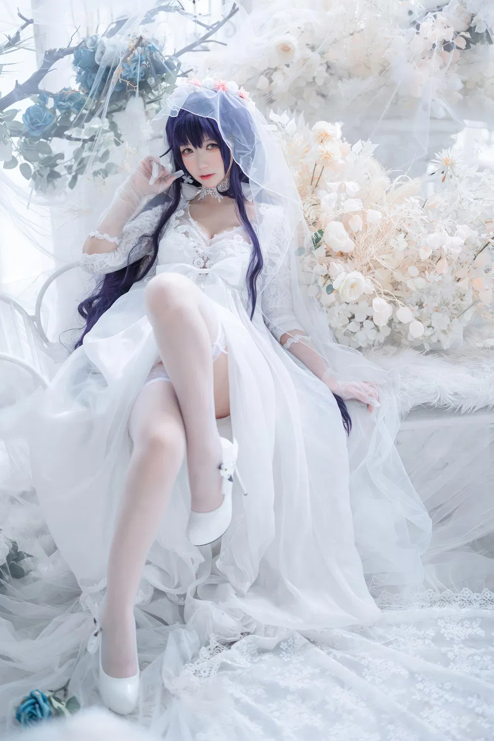 樱落酱  碧蓝航线 吾妻花嫁[19P-112M]-次元堂