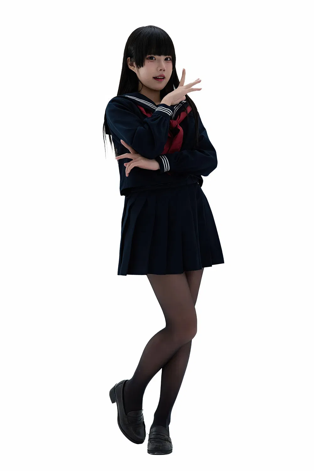 清水凪  後輩ちゃんの制服 [91P-303MB]-次元堂