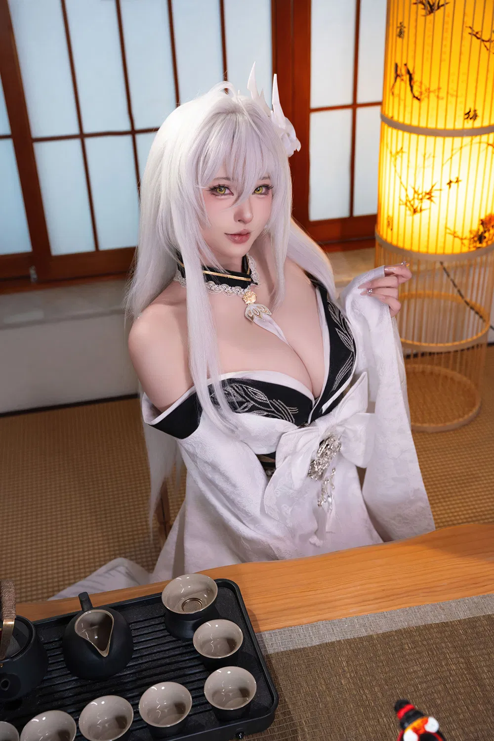 清水由乃  碧蓝航线 白凤和服[76P1V-1.65G]-次元堂
