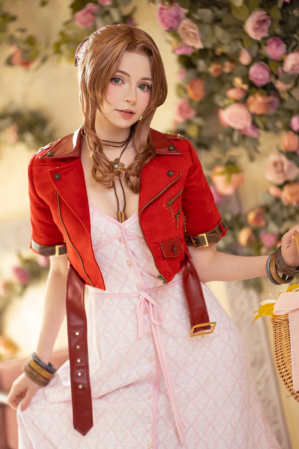 Peach milky  Aerith Gainsborough [55P-635M]-次元堂